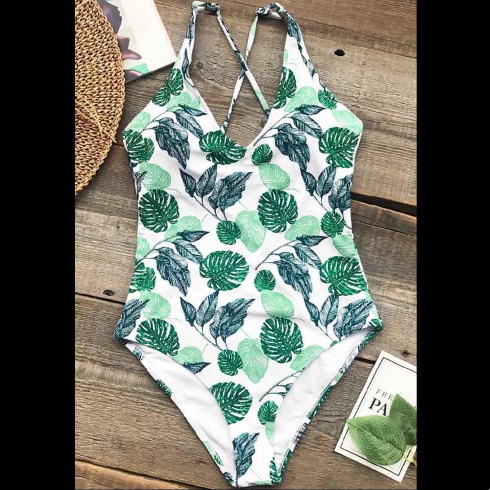 Cupshe Beauties of Nature Print One-Piece Swimsuit